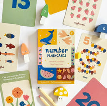 Load image into Gallery viewer, Illustrated Number Flashcards - Kids Toys Learning Education
