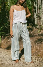 Load image into Gallery viewer, Atmosea - Lace Up Pant in Holiday Stripe

