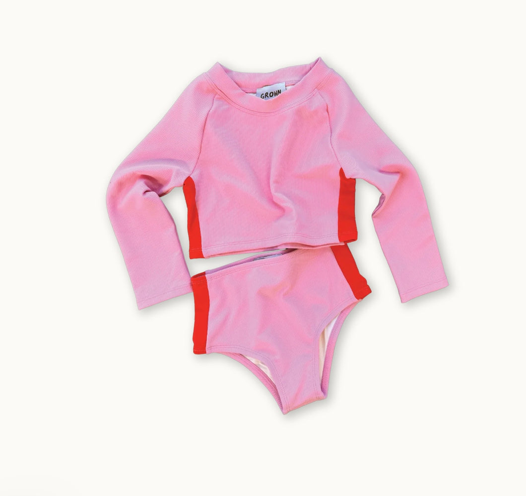 Grown - Long Sleeve Bikini - Candy