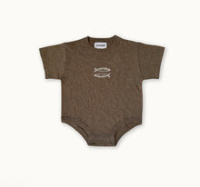 Load image into Gallery viewer, Grown - Organic Sardine Oversized Romper - Mud
