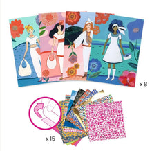 Load image into Gallery viewer, Djeco - WAX Trend Fashion Patterned Collage
