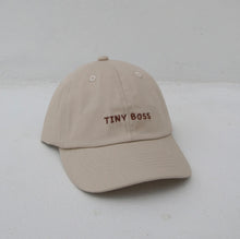Load image into Gallery viewer, Anchor &amp; Arrow - 'Tiny Boss 'Kids Cap - Beige
