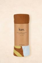Load image into Gallery viewer, KIIN - Organic Muslin Swaddle - Fleur Umber (Limited Edition)
