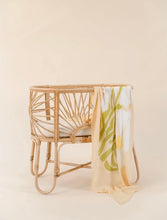 Load image into Gallery viewer, KIIN - Organic Muslin Swaddle - Fleur Warm Oat (Limited Edition)
