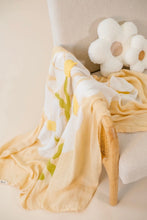 Load image into Gallery viewer, KIIN - Organic Muslin Swaddle - Fleur Warm Oat (Limited Edition)
