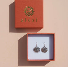 Load image into Gallery viewer, Alesi - Sand Dollar Earrings Sterling Silver
