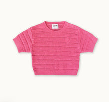 Load image into Gallery viewer, Grown - Organic Heavy Knit Tee - Bright Sorbet
