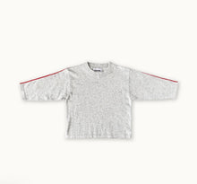 Load image into Gallery viewer, Grown - Organic Seam Long Slv Knit Tee - Grey Marle
