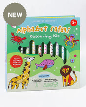 Load image into Gallery viewer, Journey of Something - Alphabet Safari Colouring Book Kit
