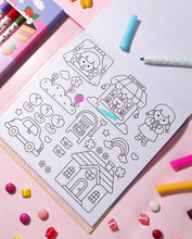 Load image into Gallery viewer, Journey of Something - Kawaii Club Colouring Book Kit
