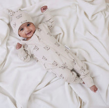 Load image into Gallery viewer, Aster &amp; Oak - Byron Bear Zip Romper
