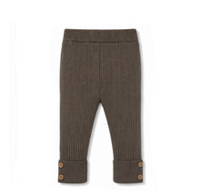 Load image into Gallery viewer, Aster &amp; Oak - Espresso Knit Rib Legging
