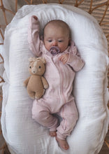 Load image into Gallery viewer, Aster &amp; Oak - Lilly Bow Zip Romper
