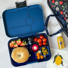 Load image into Gallery viewer, Yumbox Tapas Bento Box - Blue - 5 Compartment Tray
