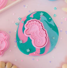 Load image into Gallery viewer, Play Sense - Eco Playdough Stamp | Mermaid Seahorse (PINK)

