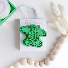 Load image into Gallery viewer, Play Sense - Eco Playdough Stamp | Turtle (GREEN)
