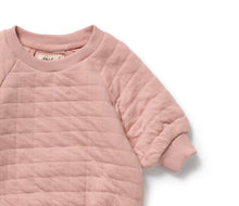 Load image into Gallery viewer, Wilson &amp; Frenchy - Rose Organic Quilted Bodysuit
