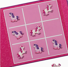 Load image into Gallery viewer, Crocodile Creek - Magnetic Game - Tic Tac Toe &amp; Checkers - Unicorn
