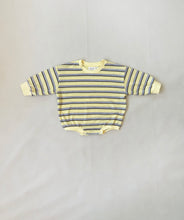 Load image into Gallery viewer, Tiny Trove - Mattie Stripe Cotton Bodysuit - Yellow Stripe
