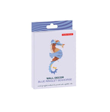 Load image into Gallery viewer, Studio Roof - Wall Art Sea Creatures - Blue Ringlet Seahorse
