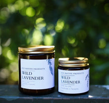 Load image into Gallery viewer, Bee Native Products - Wild Lavender Soy Candle Small
