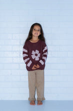 Load image into Gallery viewer, Grown - Bloom Knit Pull Over - Plum
