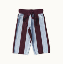 Load image into Gallery viewer, Grown - Organic Striped Knit Pants - Plum &amp; Haze
