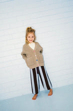Load image into Gallery viewer, Grown - Organic Striped Knit Pants - Plum &amp; Haze

