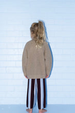 Load image into Gallery viewer, Grown - Organic Striped Knit Pants - Plum &amp; Haze
