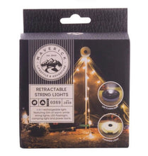 Load image into Gallery viewer, Maverick - Retractable LED String Lights 10m - USB-C Rechargeable
