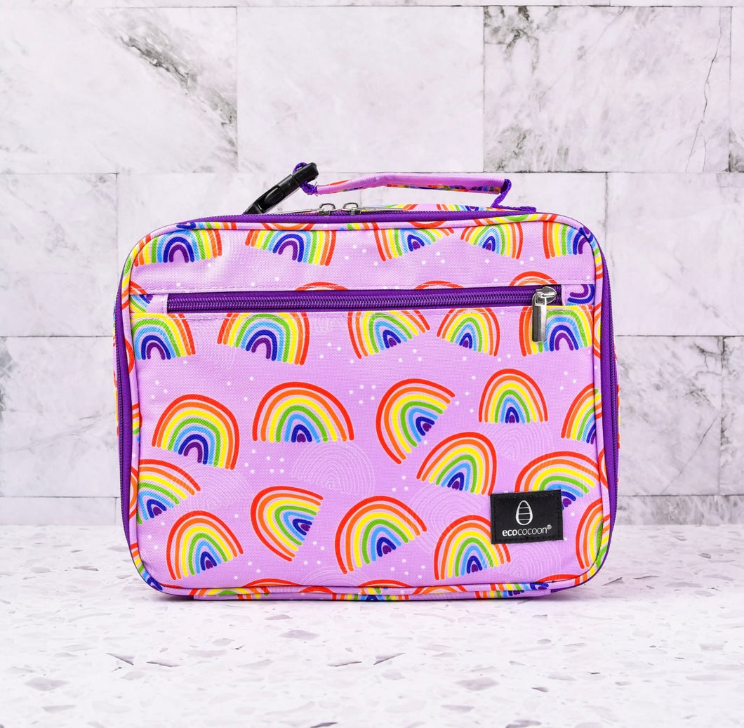 Eco-Cocoon Insulated Lunch Bag - Rainbows