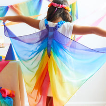 Load image into Gallery viewer, Sarah’s Silk - Rainbow Fairy Wings
