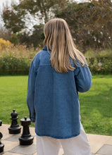 Load image into Gallery viewer, Grown - Ladies Organic Starlight Embroidery Denim Shirt Jacket

