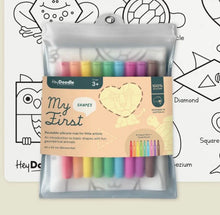 Load image into Gallery viewer, Hey Doodle - My First Shapes Colouring &amp; Doodle Mat
