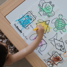Load image into Gallery viewer, Hey Doodle - My First Shapes Colouring &amp; Doodle Mat
