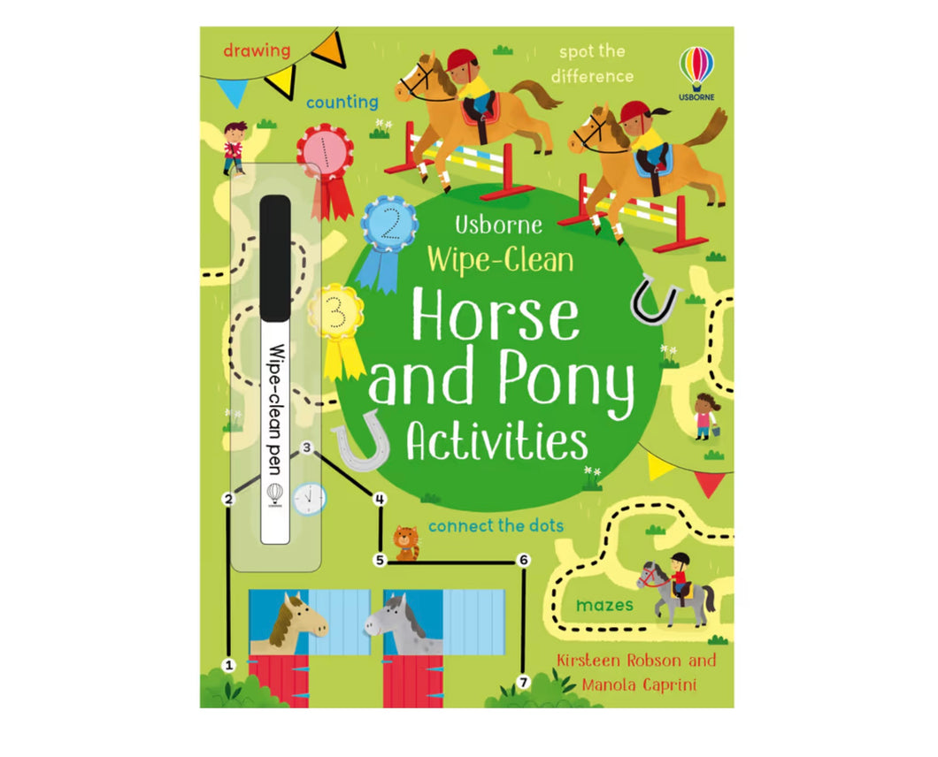 Usborne - Wipe and Clean Horse & Pony Activities