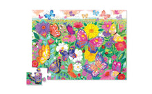 Load image into Gallery viewer, Crocodile Creek - Butterfly Garden Foil Stamped Floor Puzzle 36 Pc
