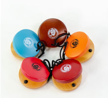 Load image into Gallery viewer, Rattlesnake - Orange Castanets
