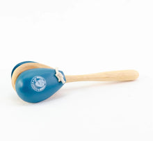 Load image into Gallery viewer, Rattlesnake - Blue Rod Castanets
