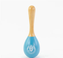 Load image into Gallery viewer, Rattlesnake - Blue Wooden Rattle
