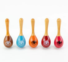 Load image into Gallery viewer, Rattlesnake - Blue Wooden Rattle
