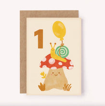 Load image into Gallery viewer, Lauren Sissons Studio - 1st Birthday Age Milestone Card
