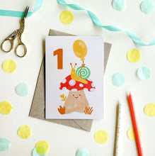 Load image into Gallery viewer, Lauren Sissons Studio - 1st Birthday Age Milestone Card
