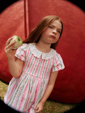 Load image into Gallery viewer, Goldie &amp; Ace - Antique Stripe Strawberry Flo Smocked Dress
