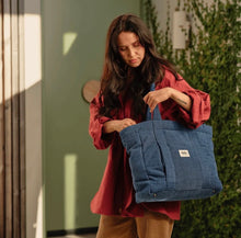 Load image into Gallery viewer, OiOi - Everyday Tote - Denim (Pre-Order For September Delivery)
