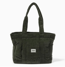 Load image into Gallery viewer, OiOi - Everyday Tote - Moss Green Corduroy
