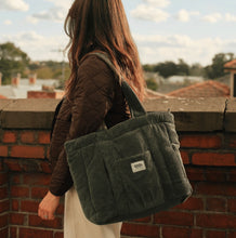 Load image into Gallery viewer, OiOi - Everyday Tote - Moss Green Corduroy
