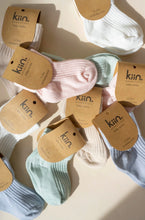 Load image into Gallery viewer, KIIN - Cotton Ribbed Baby Socks - IVORY
