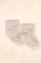 Load image into Gallery viewer, KIIN - Cotton Ribbed Baby Socks - Oat
