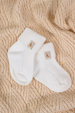 Load image into Gallery viewer, KIIN - Cotton Ribbed Baby Socks - IVORY
